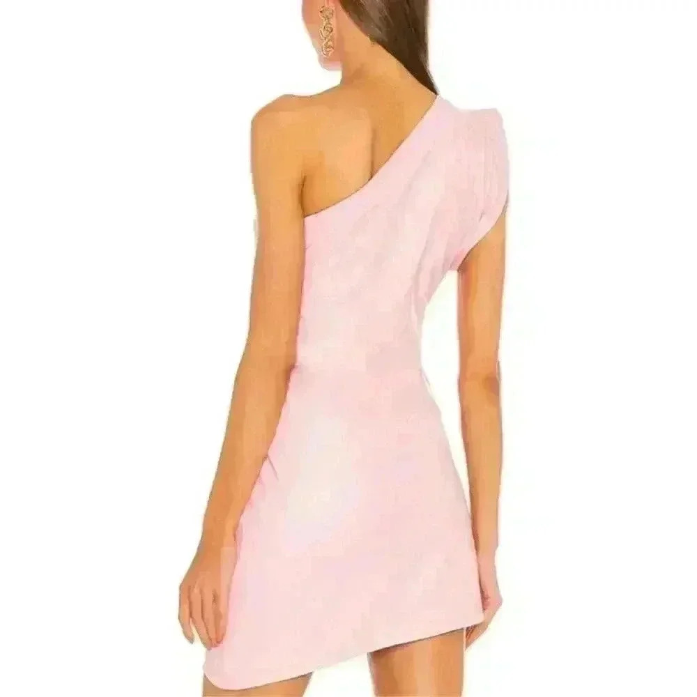 New NWT LAMARQUE X REVOLVE Corey Leather Orchid Pink - Picture 2 of 6